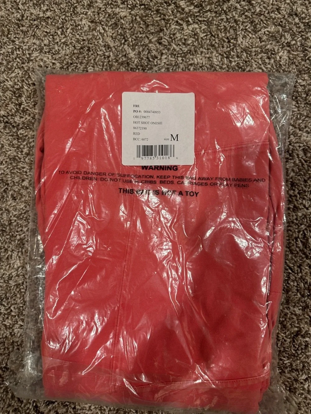 Free People Movement Hot Shot Onesie in Red